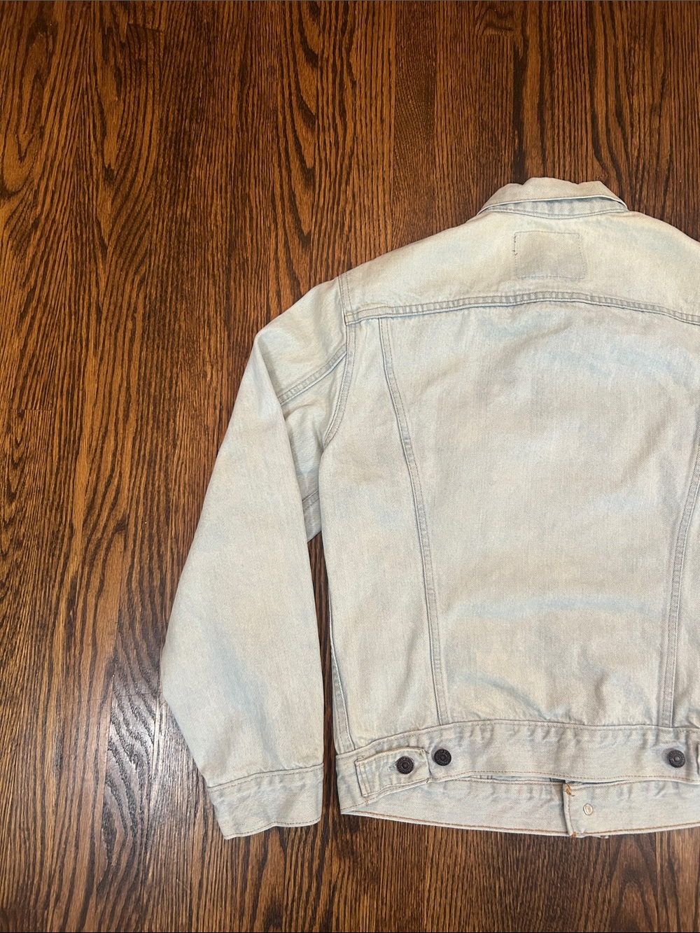 Vintage 90s Levi’s Bleached Denim Jean Jacket - Picture 12 of 16